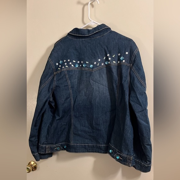 Blue Identity Jeweled Jean Jacket 🔥Price Dropped!🔥 - Picture 2 of 6